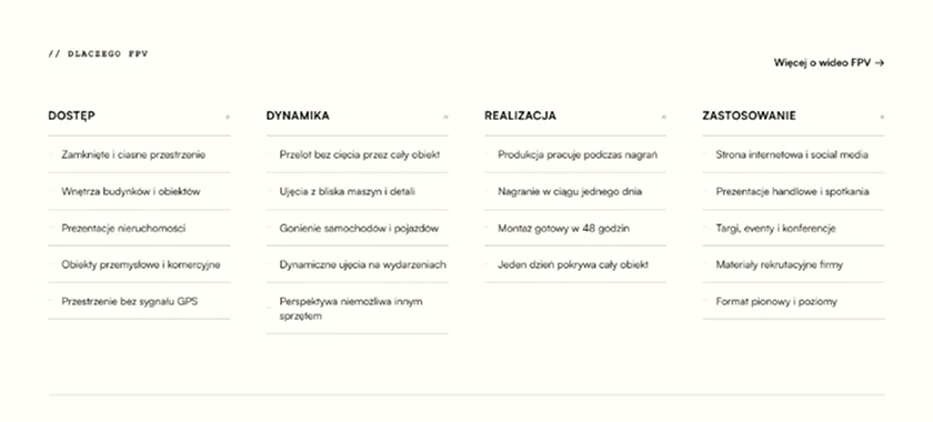 Projekt strony internetowej - responsywny design